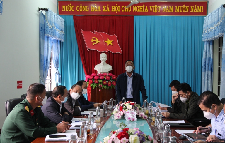 Kiểm tra công tác phòng chống dịch COVID-19 tại huyện M’Drắk